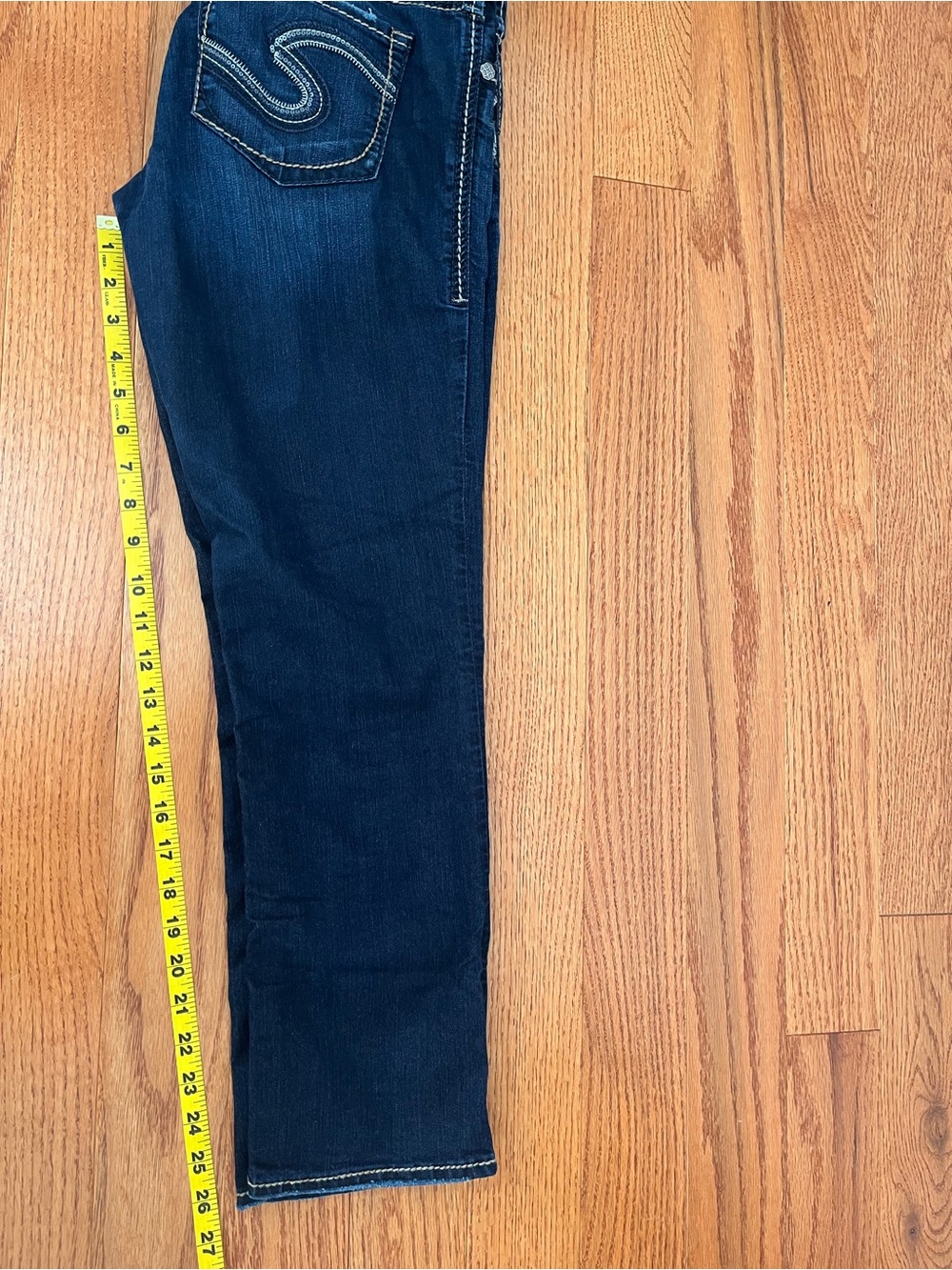 Silver Jeans Skinny Dark Blue Stretch Denim - Picture 10 of 15